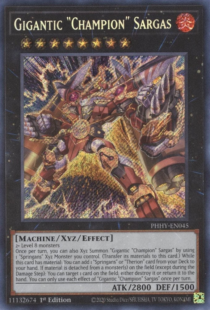 Image for Gigantic "Champion" Sargas (Photon Hypernova) (PHHY-EN045) - YuGiOh