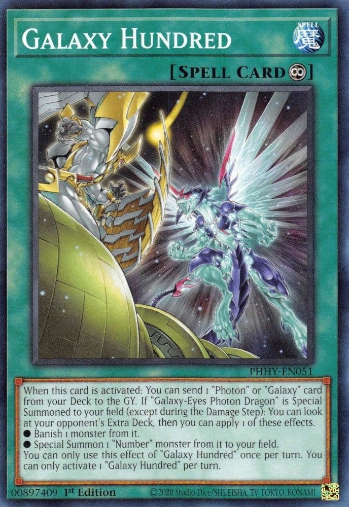 Image for Galaxy Hundred (Photon Hypernova) (PHHY-EN051) - YuGiOh
