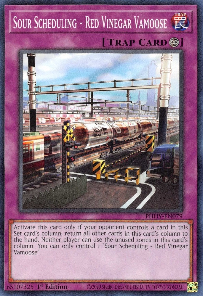 Image for Sour Scheduling - Red Vinegar Vamoose (Photon Hypernova) (PHHY-EN079) - YuGiOh