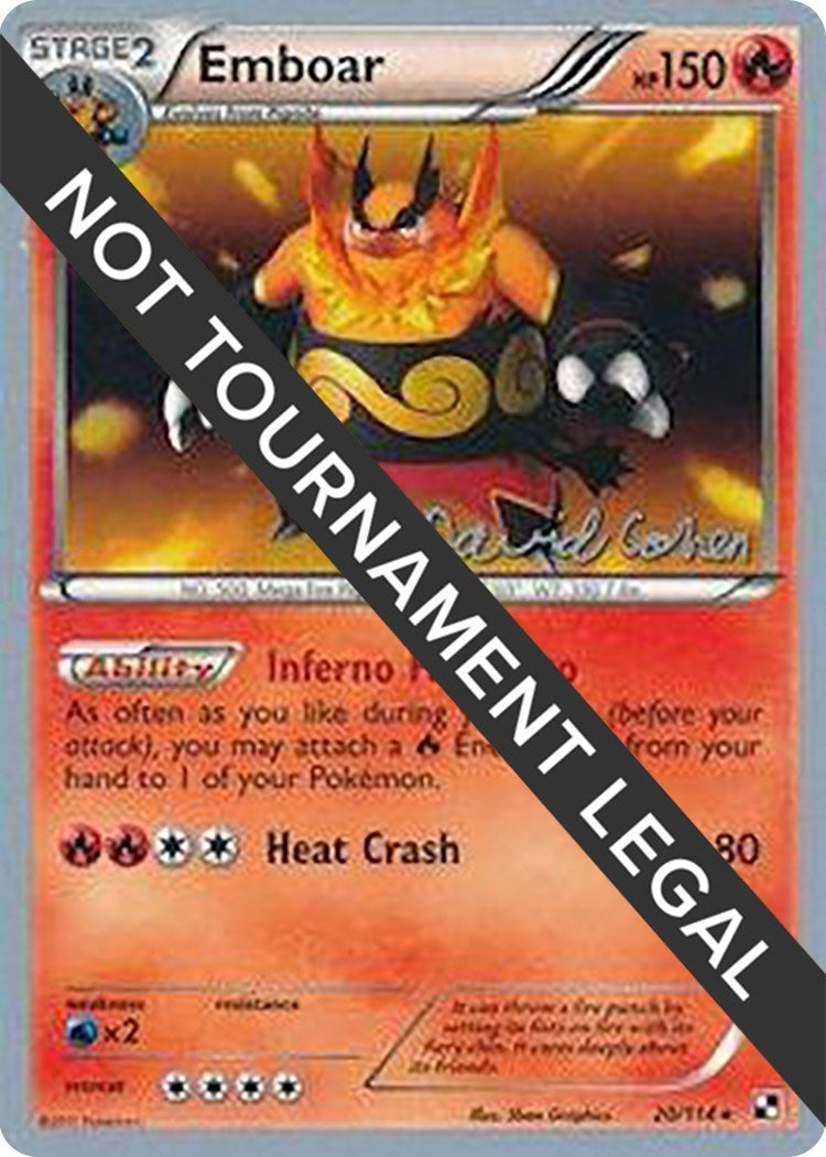 Image for Emboar - 2011 (David Cohen) (World Championship Decks) (20/114) - Pokemon