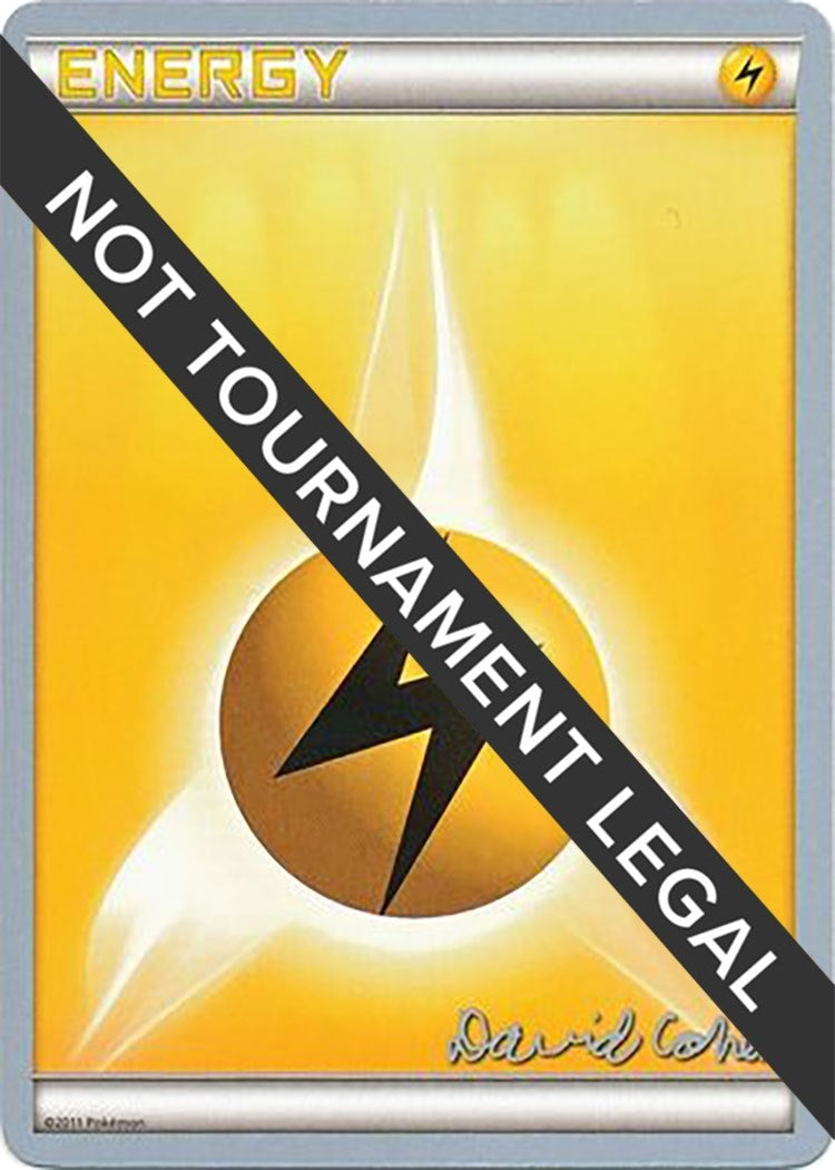 Image for Lightning Energy - 2011 (David Cohen) (World Championship Decks) - Pokemon