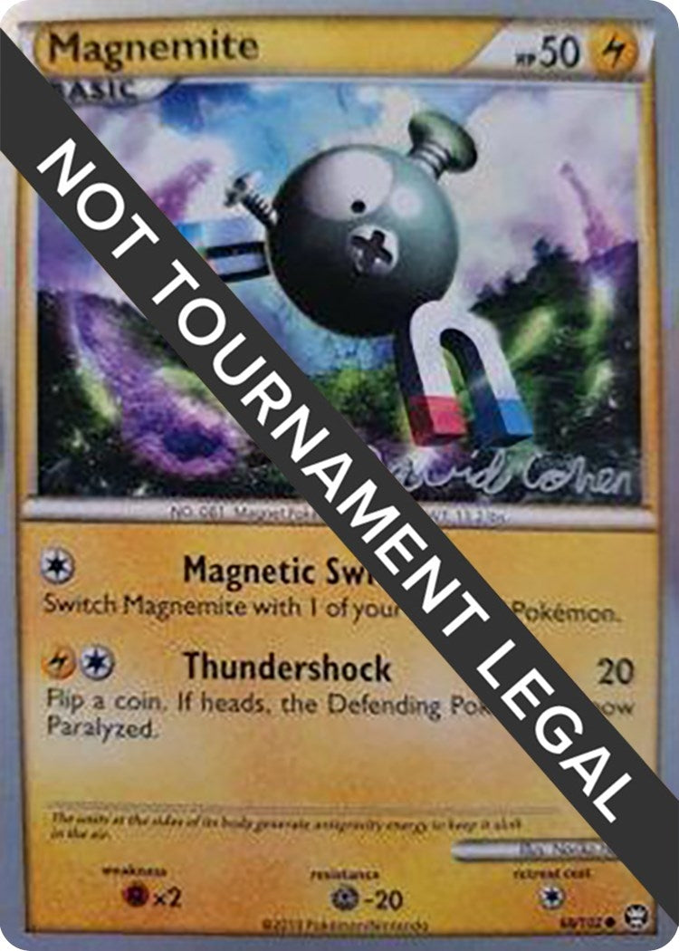 Image for Magnemite - 2011 (David Cohen) (World Championship Decks) (68/102) - Pokemon