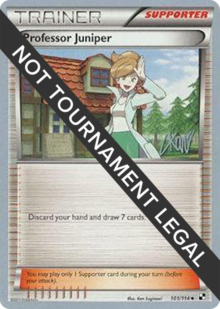 Image for Professor Juniper - 2011 (Christopher Kan) (World Championship Decks) (101/114) - Pokemon