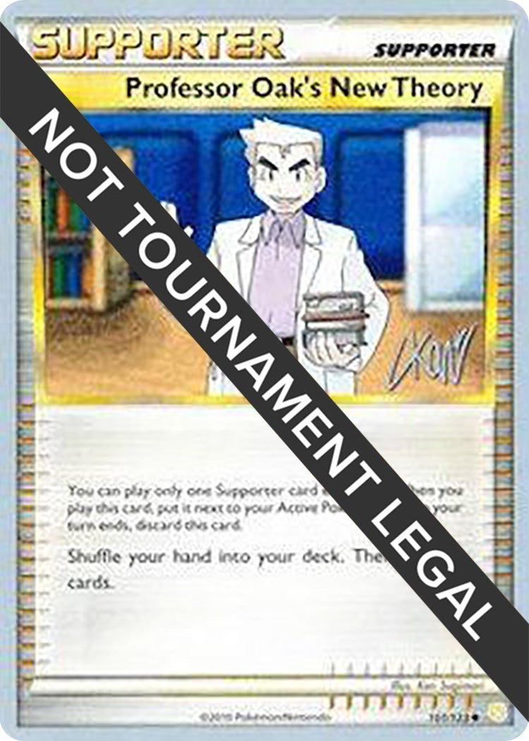 Image for Professor Oak's New Theory - 2011 (Christopher Kan) (World Championship Decks) (101/123) - Pokemon