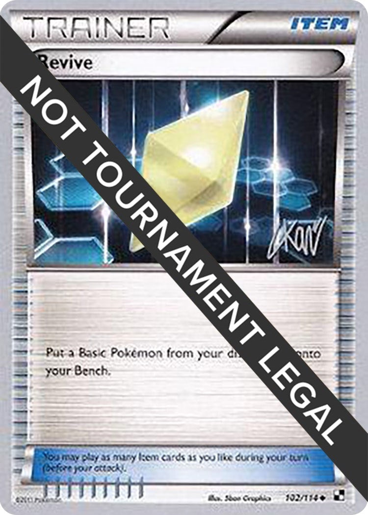 Image for Revive - 2011 (Christopher Kan) (World Championship Decks) (102/114) - Pokemon