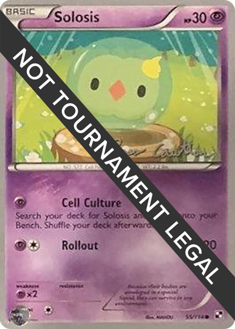 Image for Solosis - 2011 (Ross Cawthon) (World Championship Decks) (55/114) - Pokemon