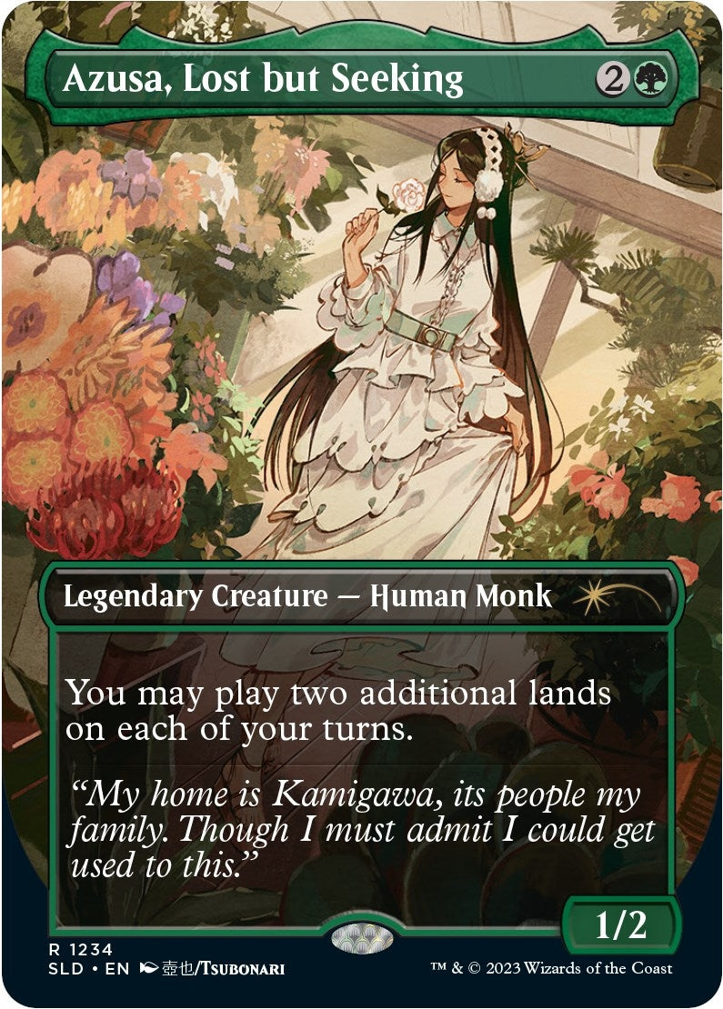 Image for Azusa, Lost but Seeking (Secret Lair Drop Series) (1234) - Magic: The Gathering
