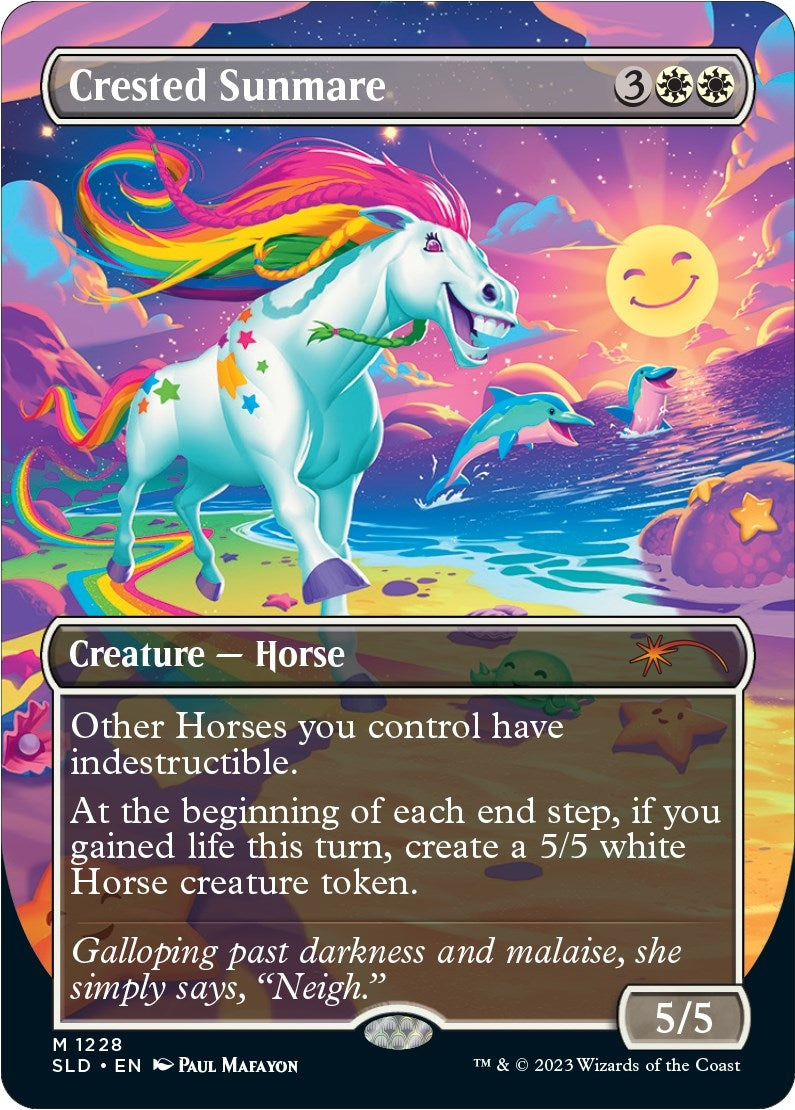 Image for Crested Sunmare (Secret Lair Drop Series) (1228) - Magic: The Gathering