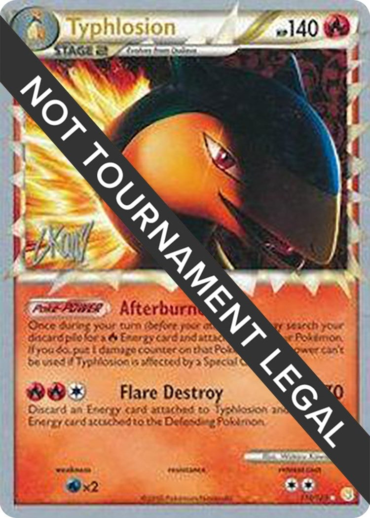 Image for Typhlosion - 2011 (Christopher Kan) (World Championship Decks) (110/123) - Pokemon