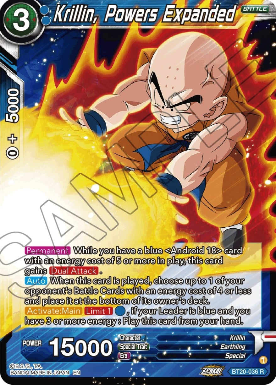 Image for Krillin, Powers Expanded (Power Absorbed) (BT20-036) - Dragon Ball Super: Masters