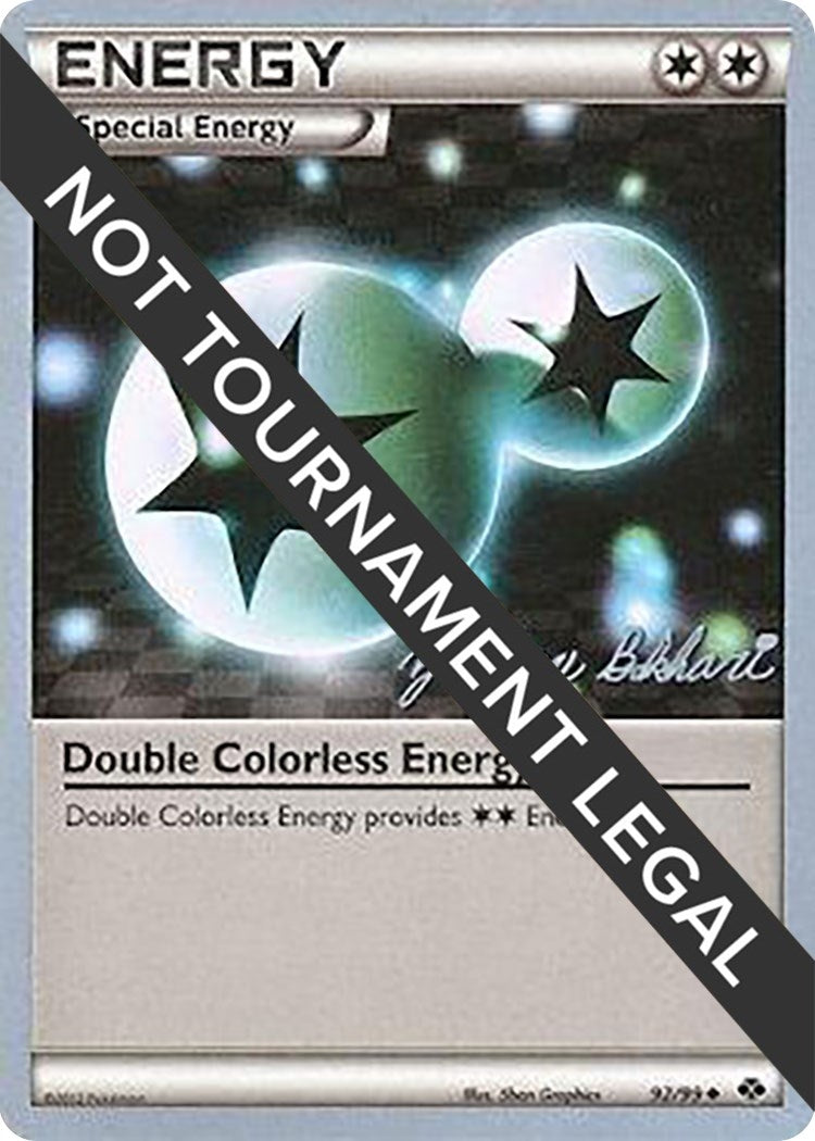 Image for Double Colorless Energy - 2012 (Zachary Bokhari) (World Championship Decks) (92/99) - Pokemon