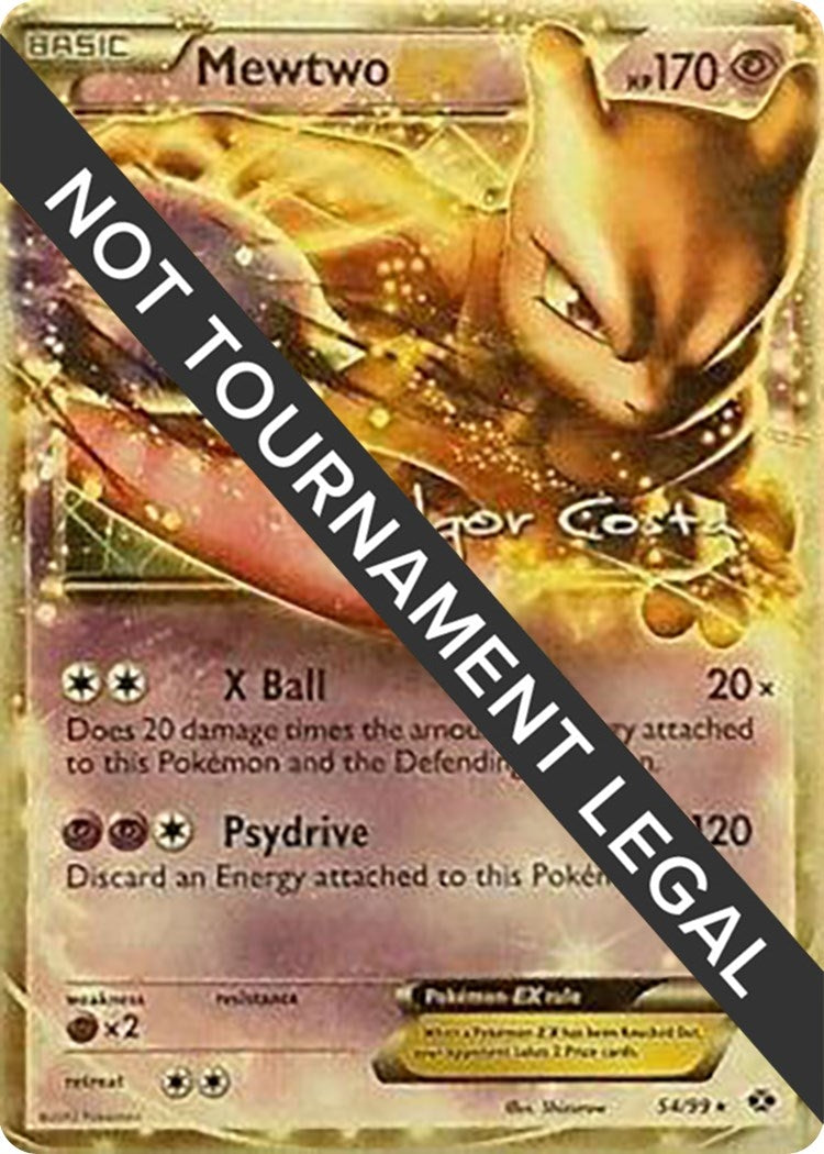 Image for Mewtwo EX - 2012 (Igor Costa) (World Championship Decks) (54/99) - Pokemon