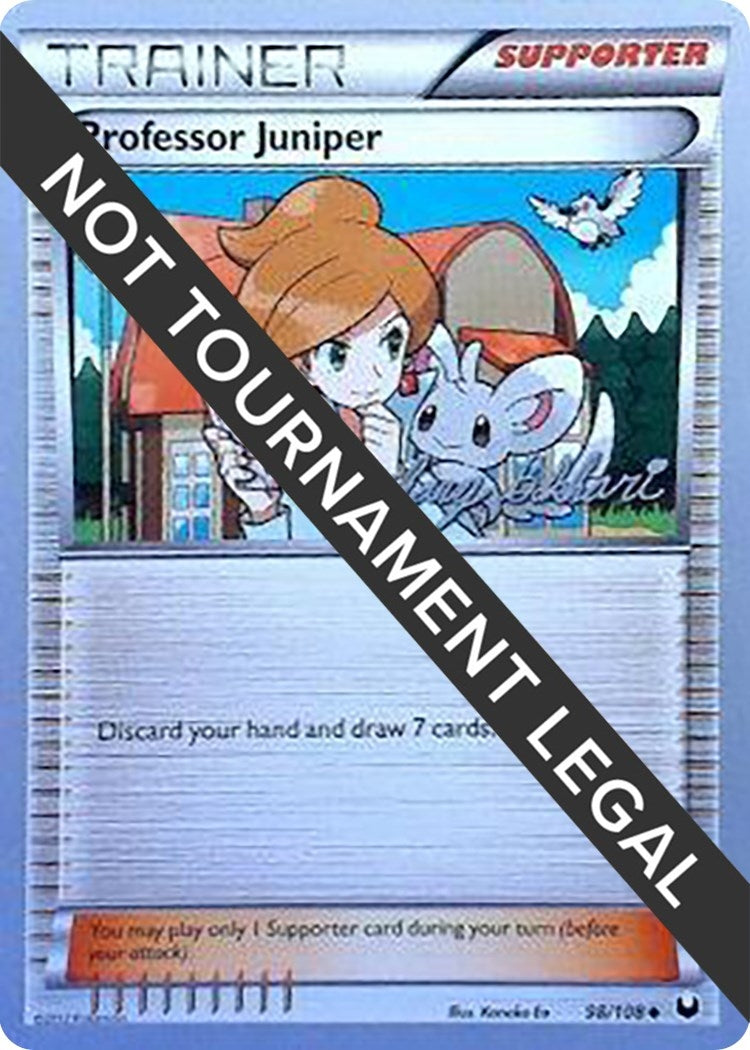 Image for Professor Juniper - 2012 (Zachary Bokhari) (World Championship Decks) (98/108) - Pokemon