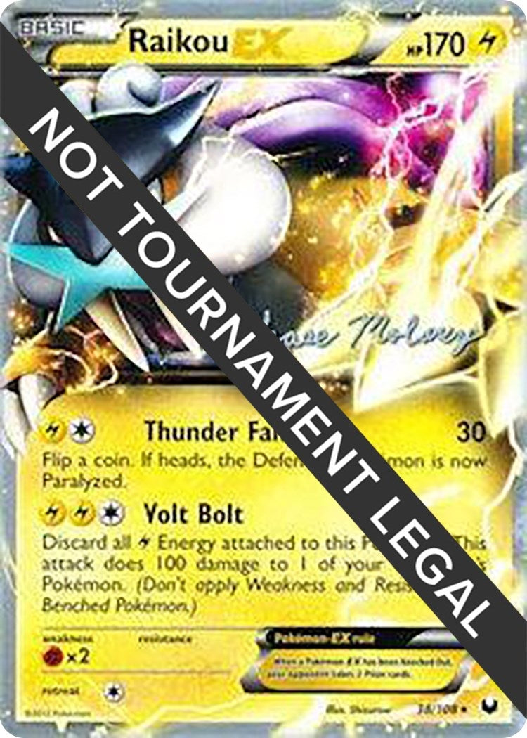 Image for Raikou EX - 2012 (Chase Moloney) (World Championship Decks) (38/108) - Pokemon