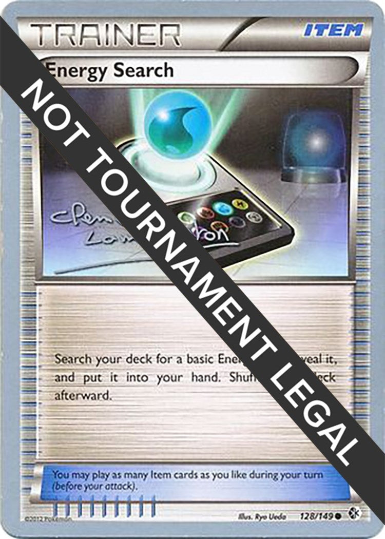 Image for Energy Search - 2013 (Clement Lamberton) (World Championship Decks) (128/149) - Pokemon