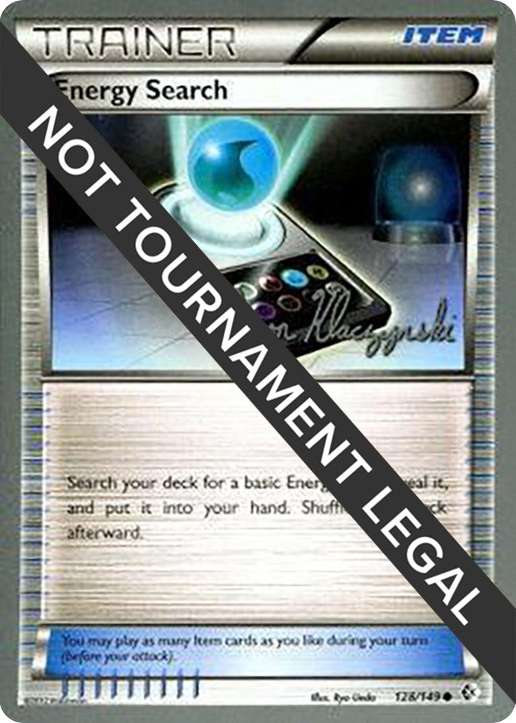 Image for Energy Search - 2013 (Jason Klaczynski) (World Championship Decks) (128/149) - Pokemon