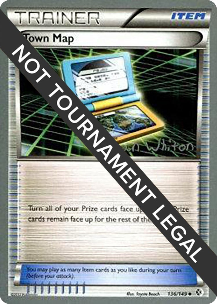 Image for Town Map - 2013 (Ian Whiton) (World Championship Decks) (136/149) - Pokemon