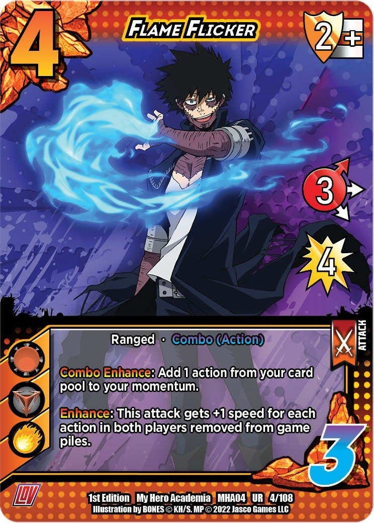 Image for Flame Flicker (UniVersus: My Hero Academia: League of Villains) (004/108) - UniVersus