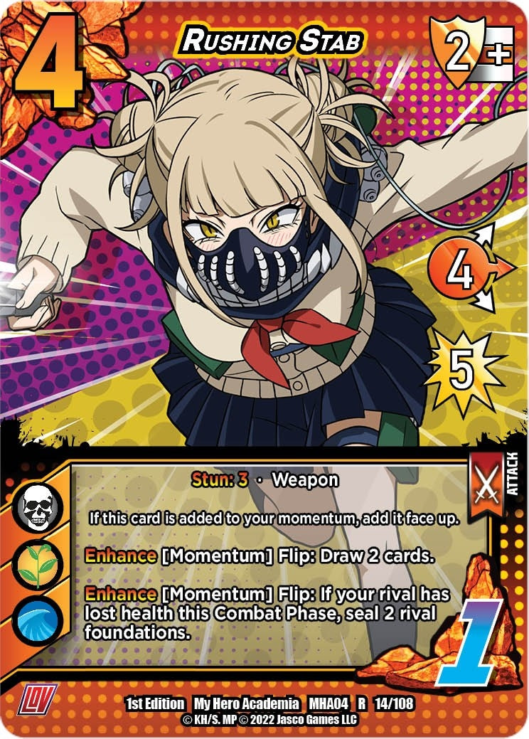 Image for Rushing Stab (UniVersus: My Hero Academia: League of Villains) (014/108) - UniVersus