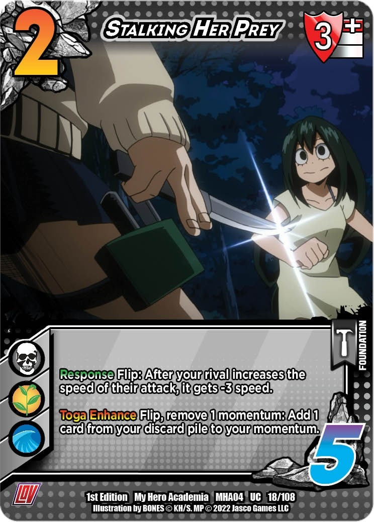 Image for Stalking Her Prey (UniVersus: My Hero Academia: League of Villains) (018/108) - UniVersus