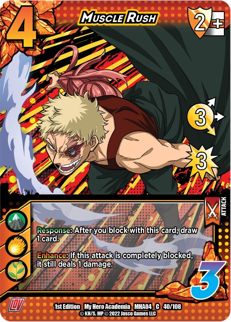 Image for Muscle Rush (UniVersus: My Hero Academia: League of Villains) (040/108) - UniVersus