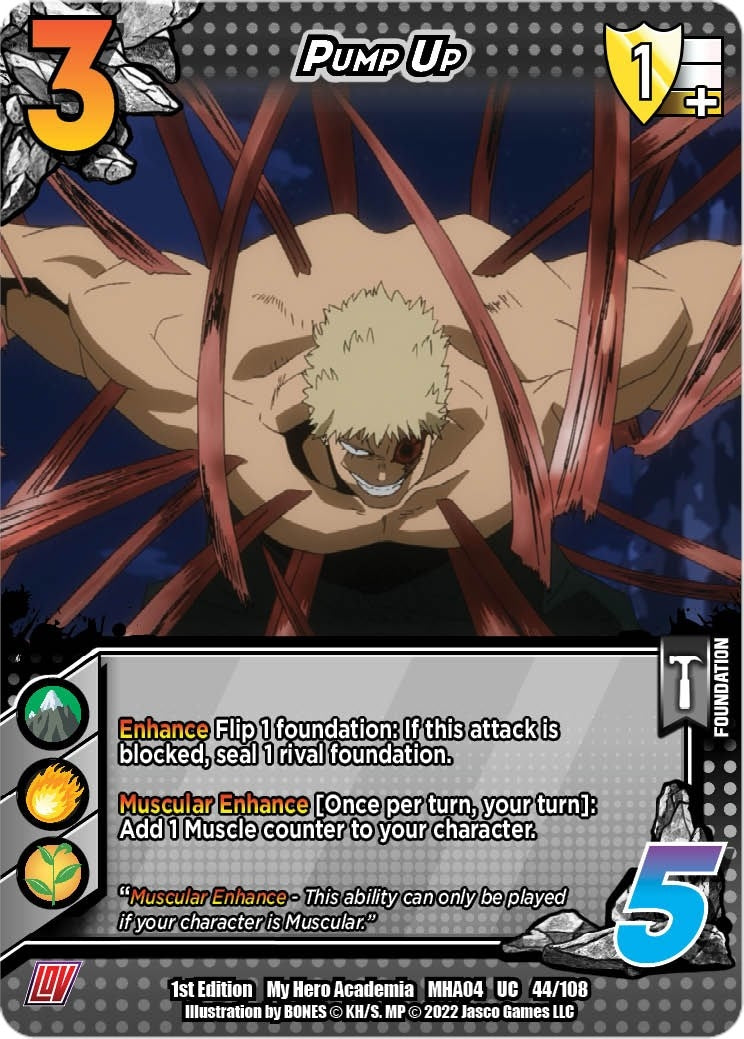 Image for Pump Up (UniVersus: My Hero Academia: League of Villains) (044/108) - UniVersus