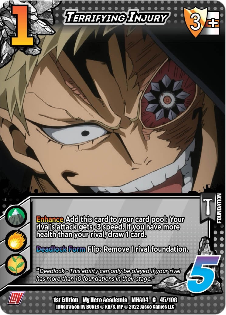 Image for Terrifying Injury (UniVersus: My Hero Academia: League of Villains) (045/108) - UniVersus