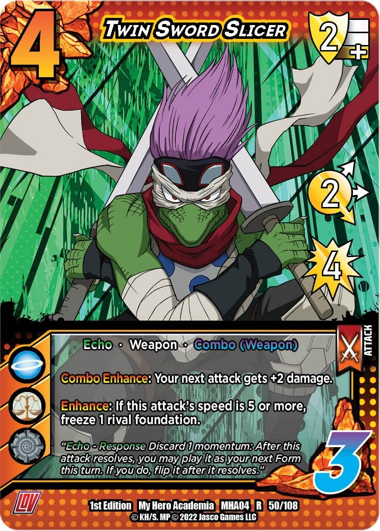 Image for Twin Sword Slicer (UniVersus: My Hero Academia: League of Villains) (050/108) - UniVersus