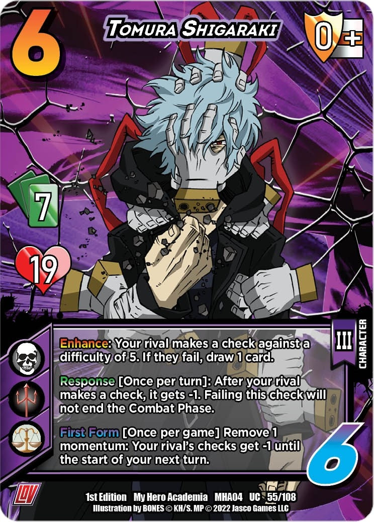 Image for Tomura Shigaraki (UniVersus: My Hero Academia: League of Villains) (055/108) - UniVersus