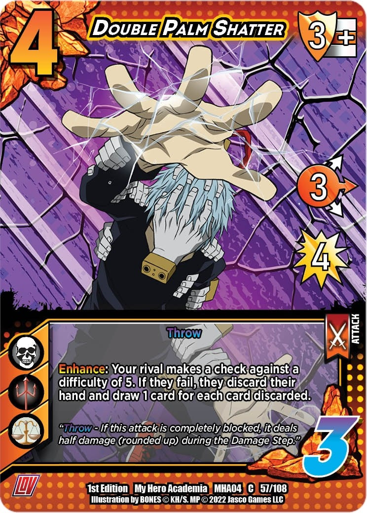 Image for Double Palm Shatter (UniVersus: My Hero Academia: League of Villains) (057/108) - UniVersus