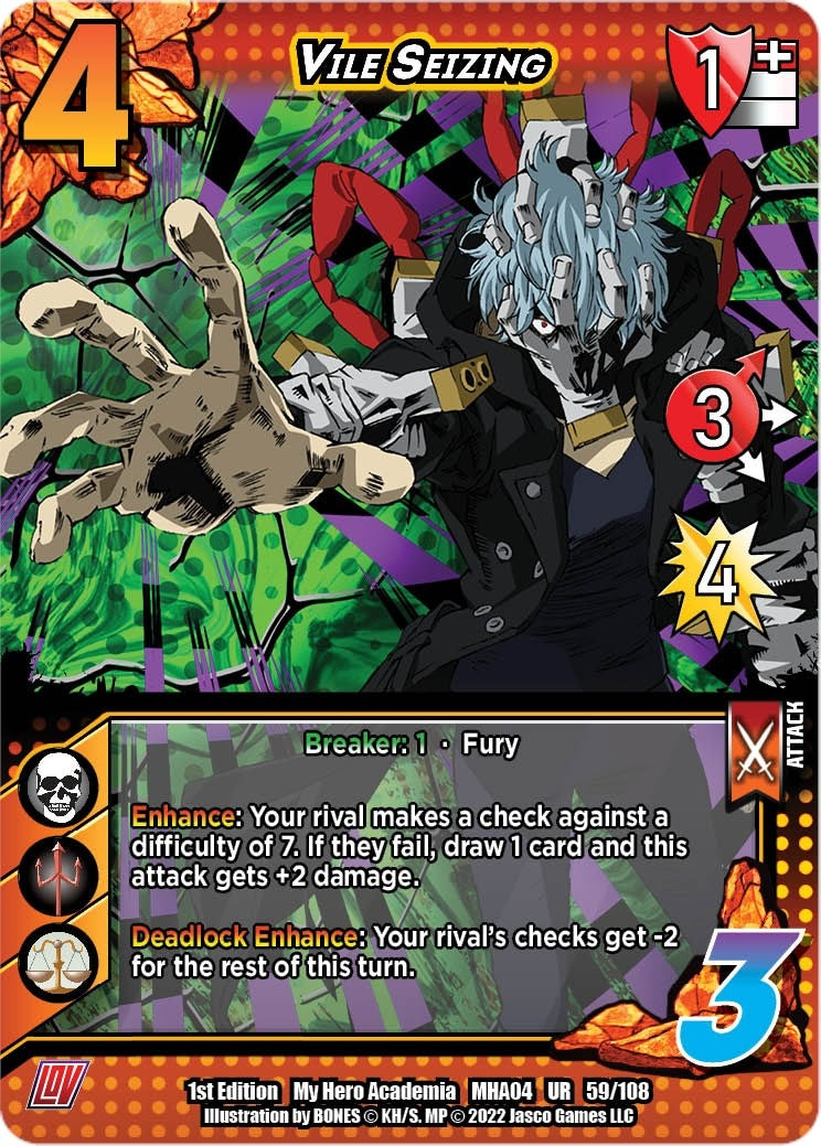 Image for Vile Seizing (UniVersus: My Hero Academia: League of Villains) (059/108) - UniVersus