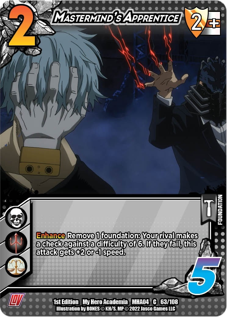 Image for Mastermind's Apprentice (UniVersus: My Hero Academia: League of Villains) (063/108) - UniVersus