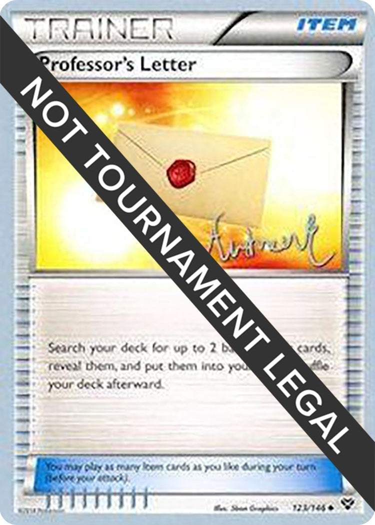 Image for Professor's Letter - 2014 (Andrew Estrada) (World Championship Decks) (123/146) - Pokemon