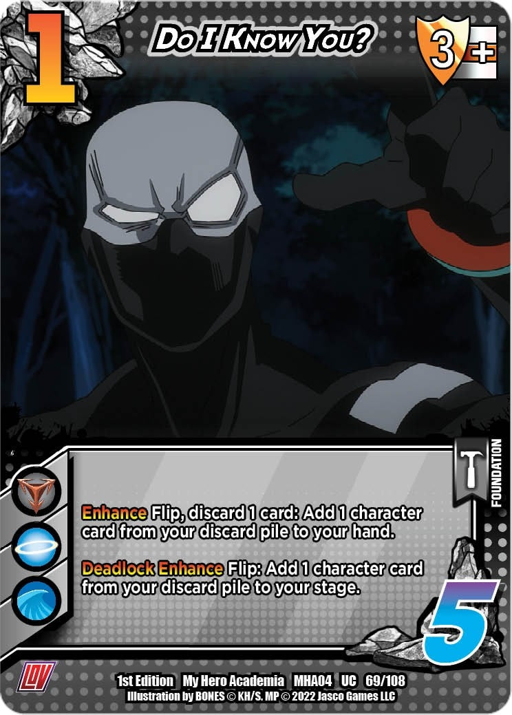 Image for Do I Know You? (UniVersus: My Hero Academia: League of Villains) (069/108) - UniVersus