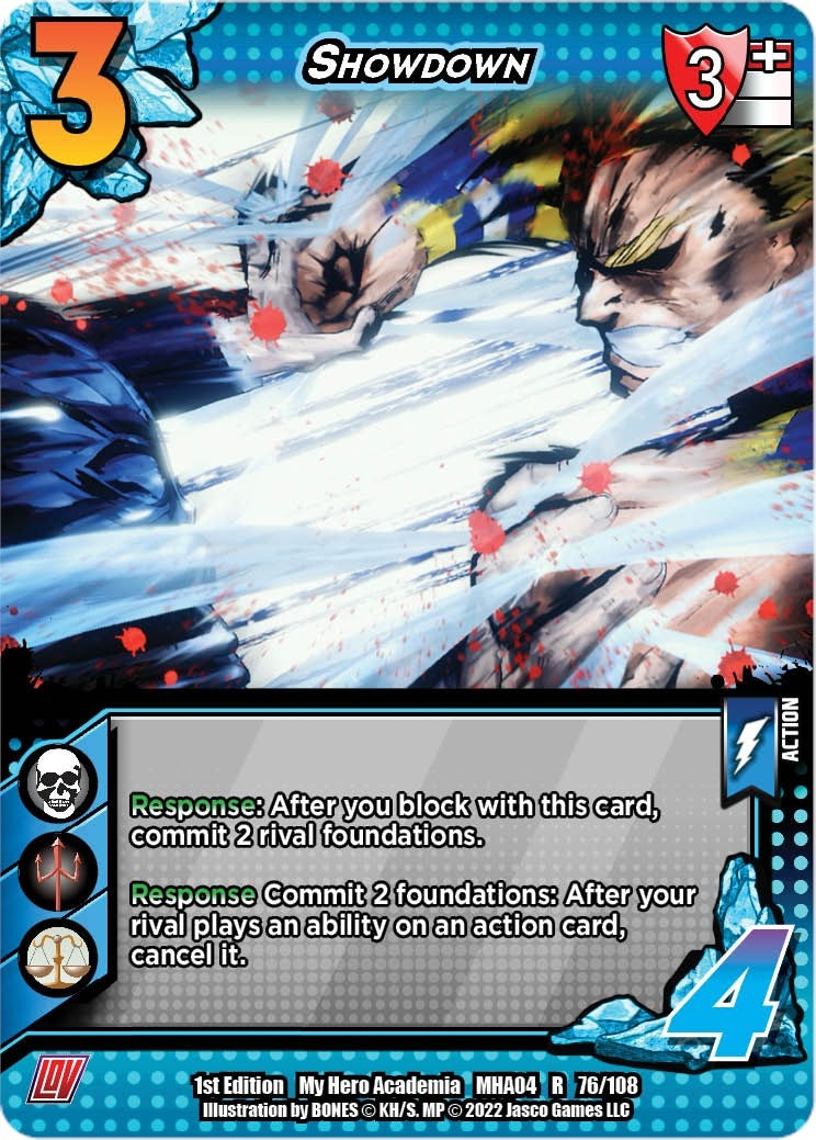 Image for Showdown (UniVersus: My Hero Academia: League of Villains) (076/108) - UniVersus