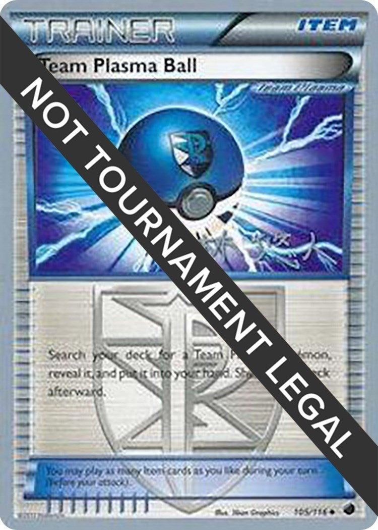 Image for Team Plasma Ball - 2014 (Haruto Kobayashi) (World Championship Decks) (105/116) - Pokemon