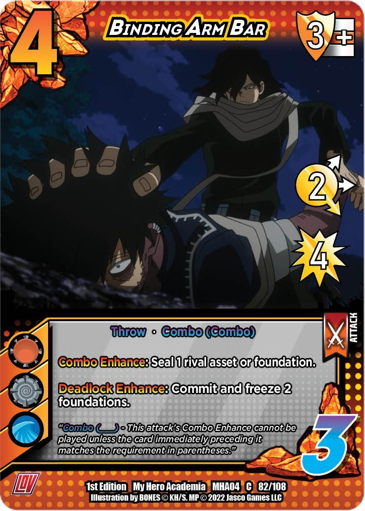 Image for Binding Arm Bar (UniVersus: My Hero Academia: League of Villains) (082/108) - UniVersus