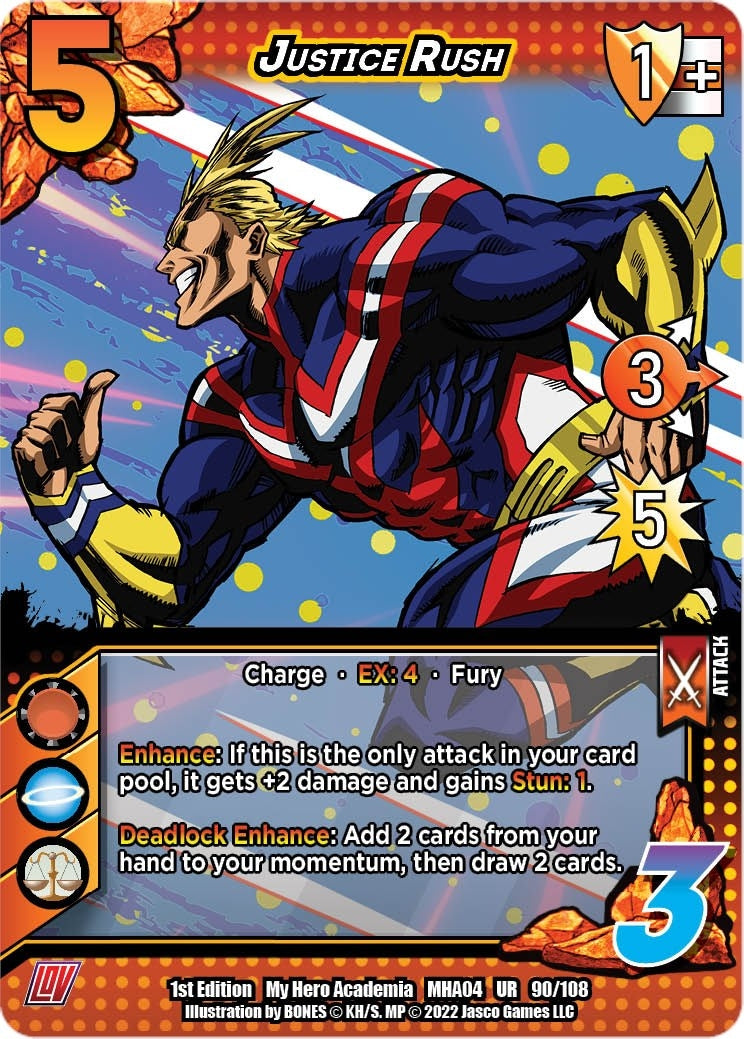Image for Justice Rush (UniVersus: My Hero Academia: League of Villains) (090/108) - UniVersus