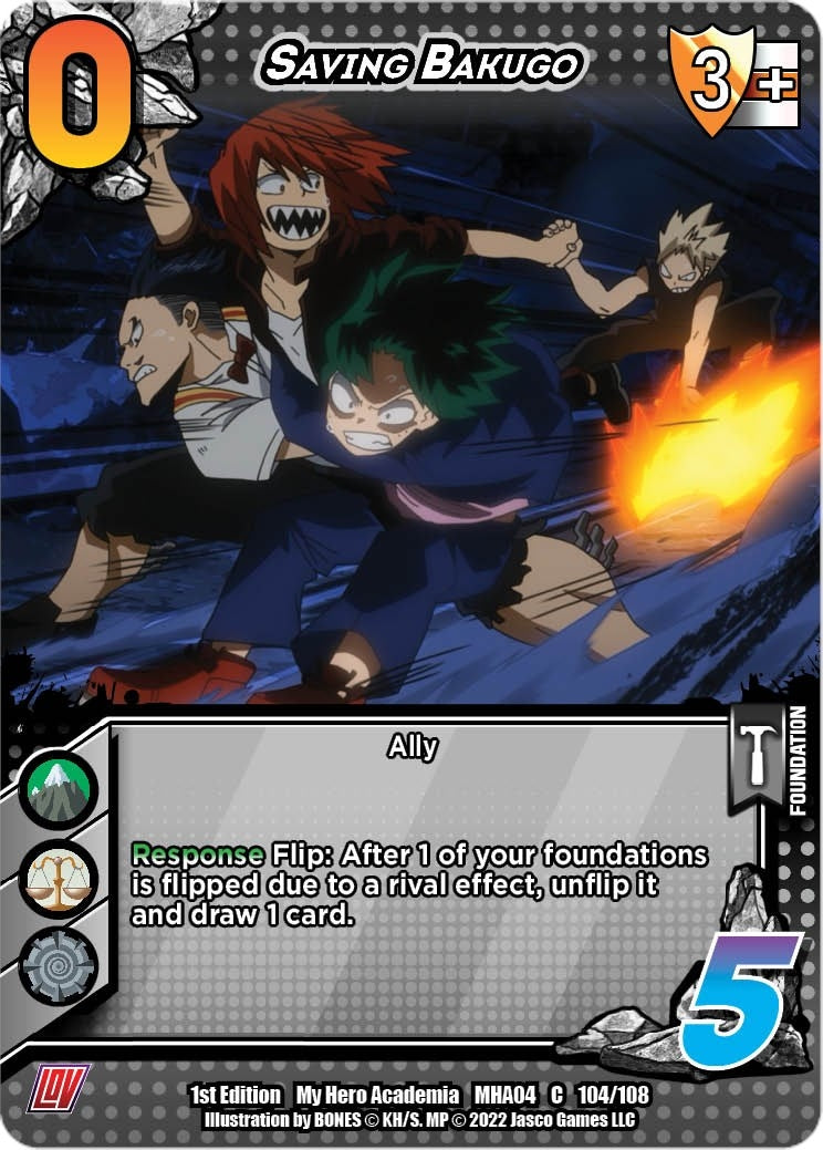 Image for Saving Bakugo (UniVersus: My Hero Academia: League of Villains) (104/108) - UniVersus
