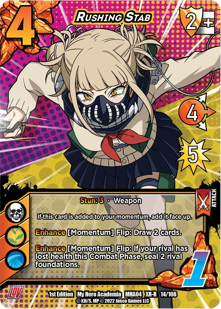 Image for Rushing Stab (XR) (UniVersus: My Hero Academia: League of Villains) (014/108) - UniVersus