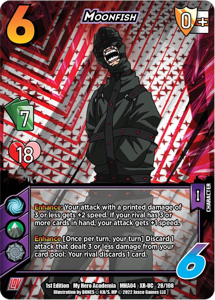 Image for Moonfish (XR) (UniVersus: My Hero Academia: League of Villains) (028/108) - UniVersus