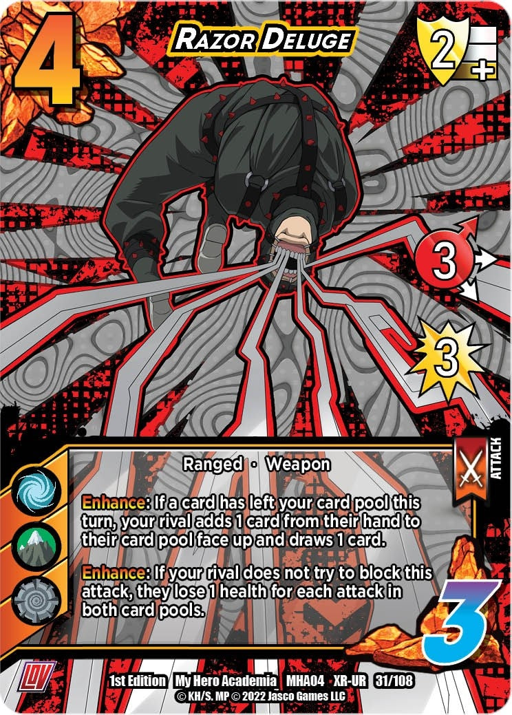 Image for Razor Deluge (XR) (UniVersus: My Hero Academia: League of Villains) (031/108) - UniVersus