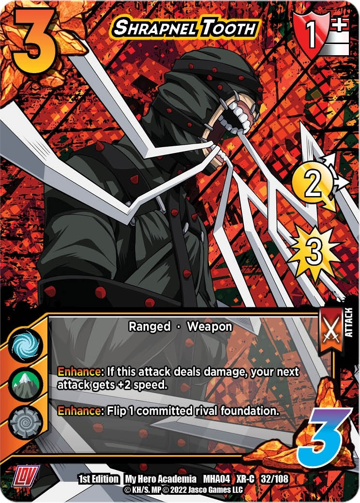 Image for Shrapnel Tooth (XR) (UniVersus: My Hero Academia: League of Villains) (032/108) - UniVersus