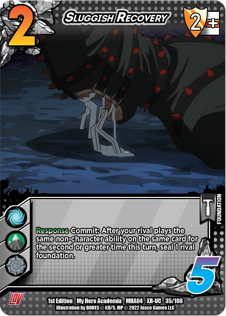 Image for Sluggish Recovery (XR) (UniVersus: My Hero Academia: League of Villains) (035/108) - UniVersus