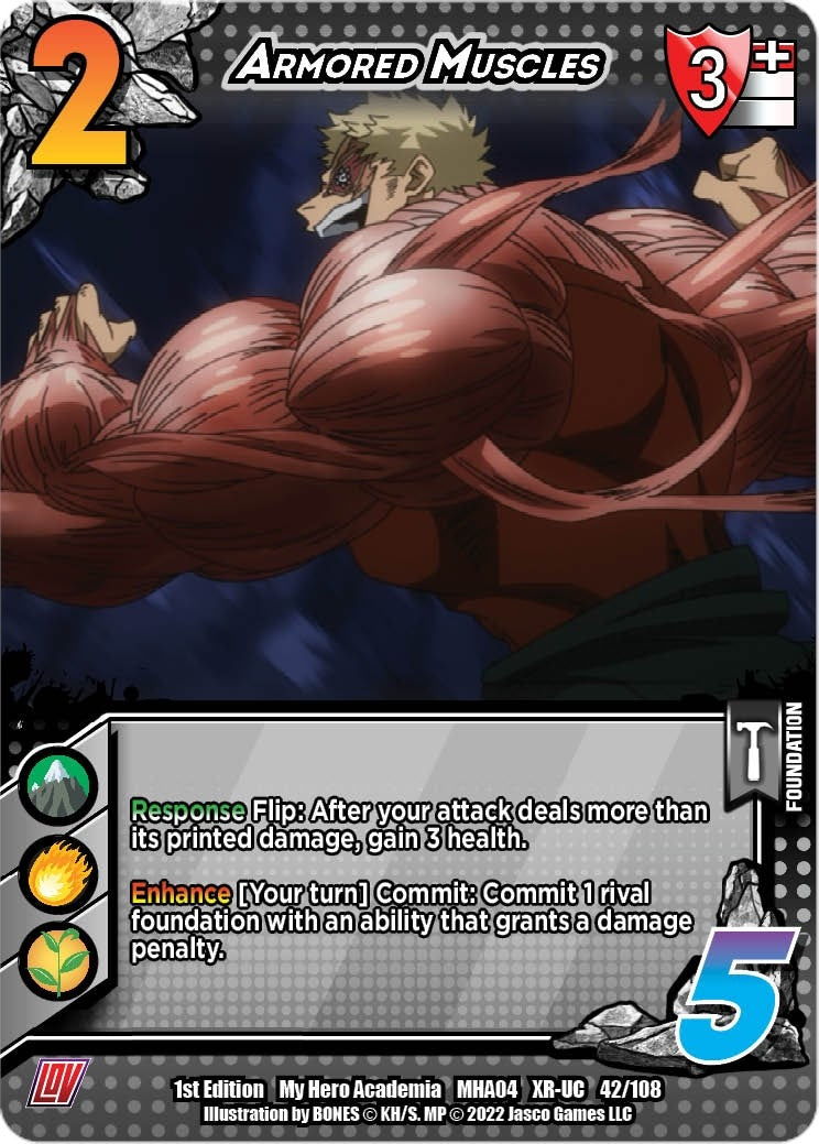 Image for Armored Muscles (XR) (UniVersus: My Hero Academia: League of Villains) (042/108) - UniVersus