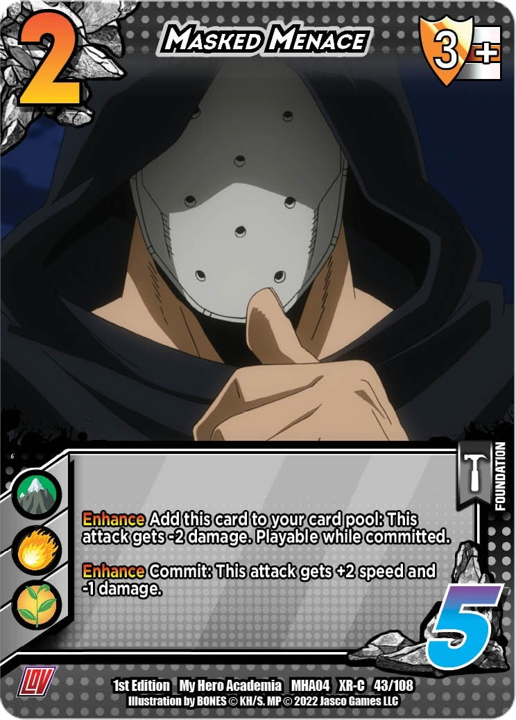Image for Masked Menace (XR) (UniVersus: My Hero Academia: League of Villains) (043/108) - UniVersus