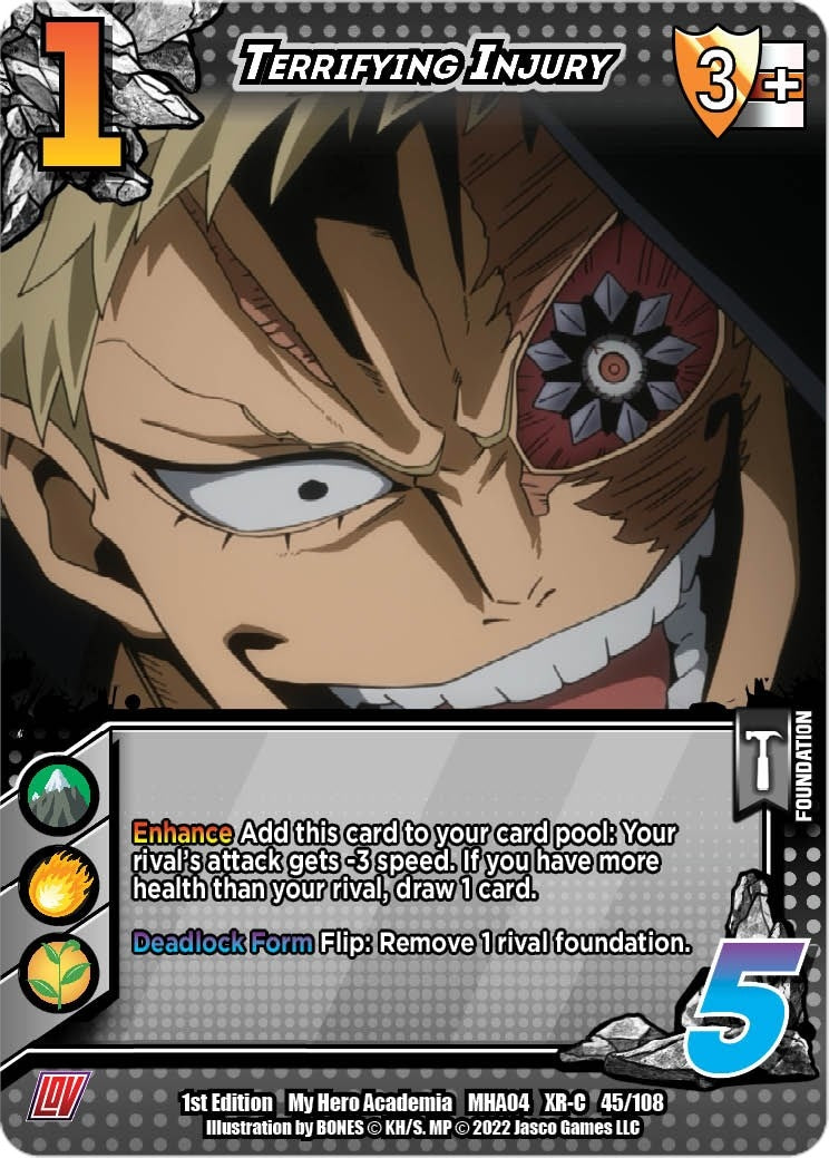 Image for Terrifying Injury (XR) (UniVersus: My Hero Academia: League of Villains) (045/108) - UniVersus