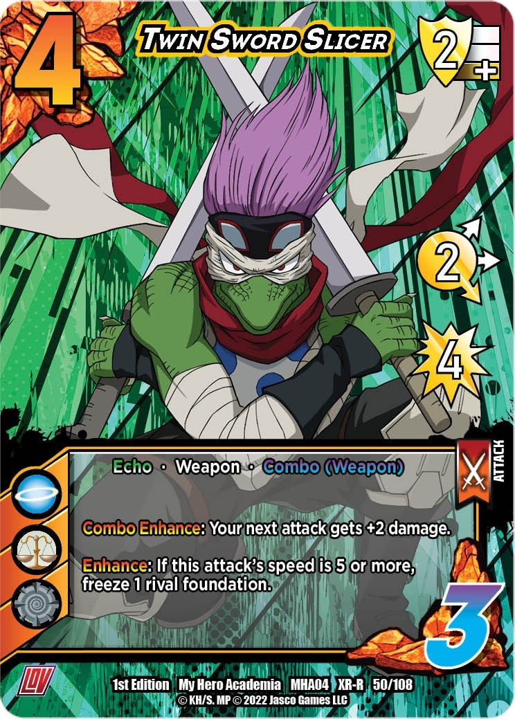 Image for Twin Sword Slicer (XR) (UniVersus: My Hero Academia: League of Villains) (050/108) - UniVersus
