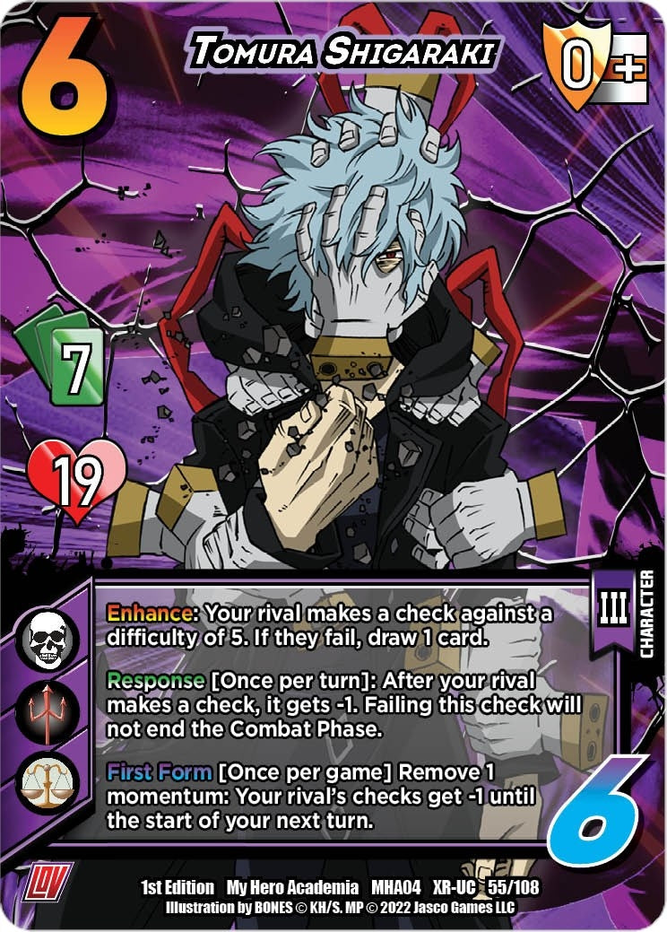 Image for Tomura Shigaraki (XR) (UniVersus: My Hero Academia: League of Villains) (055/108) - UniVersus