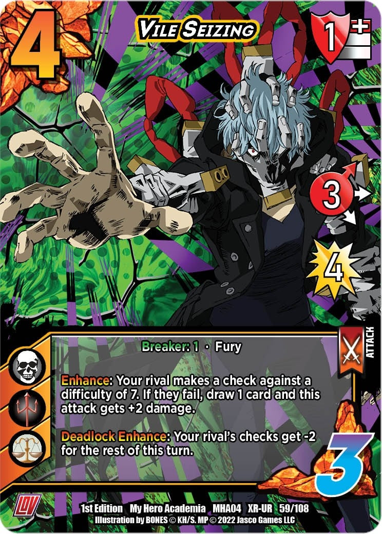 Image for Vile Seizing (XR) (UniVersus: My Hero Academia: League of Villains) (059/108) - UniVersus